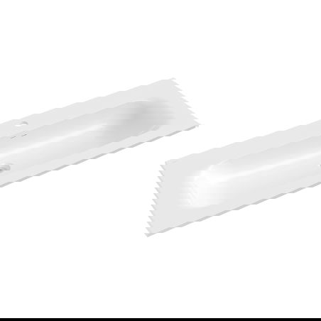 Mexen Vela wastafel ingebouwd in blad 121 x 46,5 cm, wit glans - 25231200