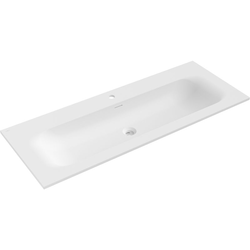 Mexen Vela lavabo da incasso 121 x 46,5 cm, bianco opaco - 25231201