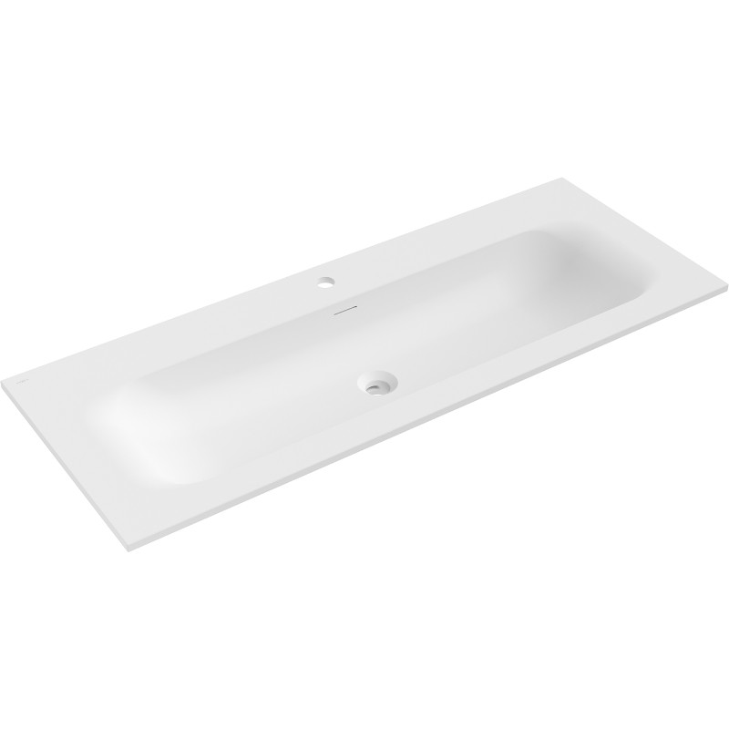 Mexen Vela tööpinda paigaldatav valamu 121 x 46,5 cm, valge matt - 25231201