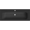 Mexen Vela counter inset washbasin 121 x 46.5 cm, matte black - 25231271