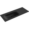 Mexen Vela ugradbeni umivaonik lijevi 121 x 46,5 cm, crna mat - 25231271L