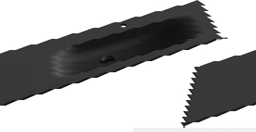 Mexen Vela lavandino incassato nel piano a destra 121 x 46,5 cm, nero opaco - 25231271P