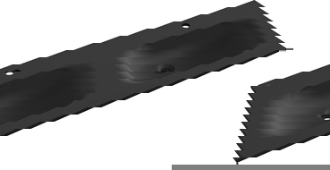 Mexen Vela διπλός νιπτήρας εντοιχισμένος 121 x 46,5 cm, μαύρο ματ - 25231271D