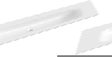 Mexen Vela lavabo embutido na bancada 141 x 46,5 cm, branco brilhante - 25231400