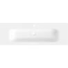 Mexen Vela lavabo encastré 141 x 46,5 cm, blanc brillant - 25231400