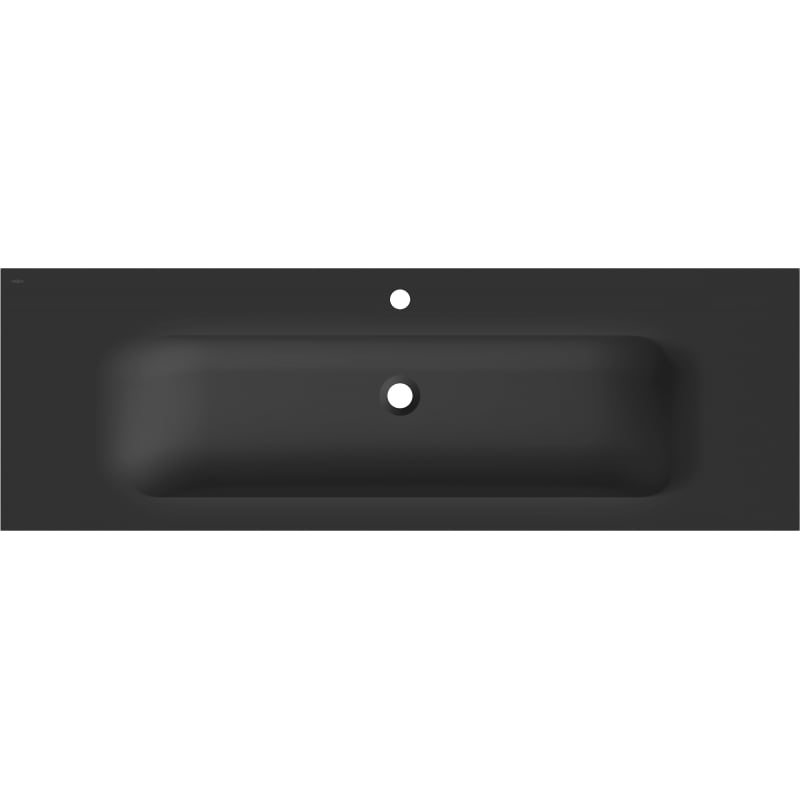 Mexen Vela recessed basin 141 x 46.5 cm, black matte - 25231471