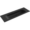 Mexen Vela sisseehitatud valamu 141 x 46,5 cm, must matt - 25231471