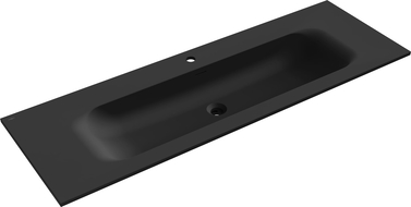 Mexen Vela recessed basin 141 x 46.5 cm, black matte - 25231471