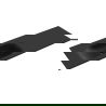 Mexen Vela Einbauwaschbecken links 141 x 46,5 cm, schwarz matt - 25231471L