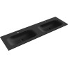 Mexen Vela tööpinna sisseehitatud valamu topelt 161 x 46,5 cm, must matt - 25231671D