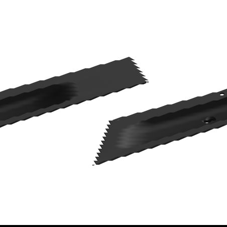 Mexen Vela lavabo encastré à gauche 161 x 46,5 cm, noir mat - 25231671L