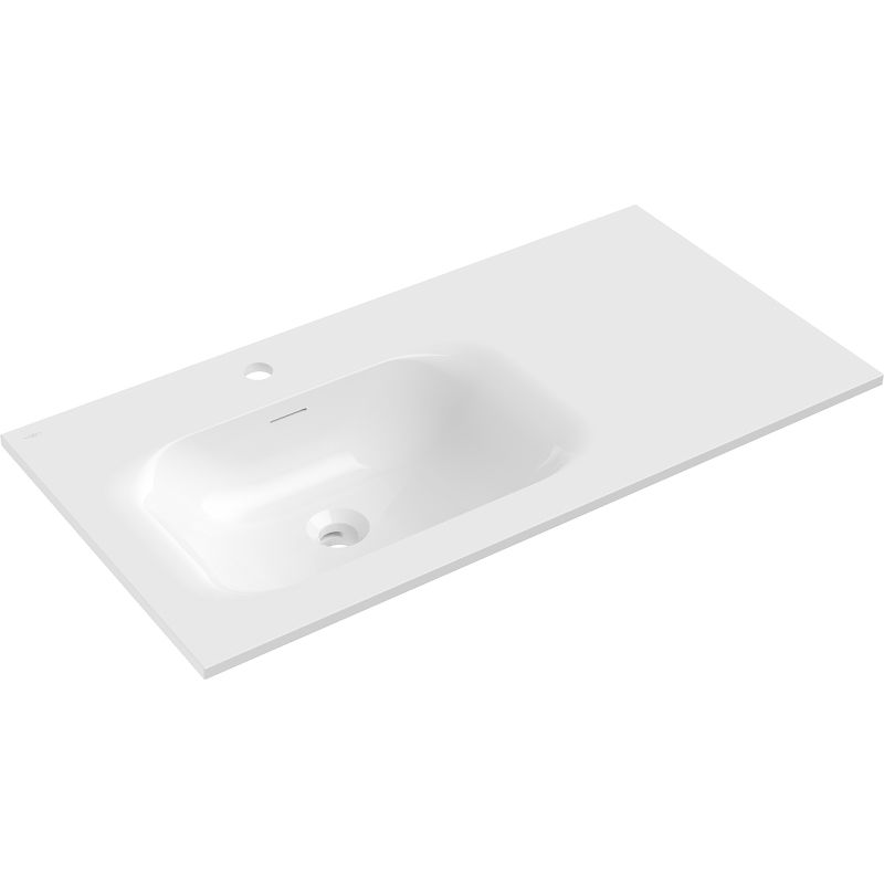 Mexen Vela umgeluechtte Schëffwiischt lénks 91 x 46,5 cm, wäiss Glanz - 25239000L