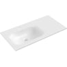 Mexen Vela lavabo ad incasso sinistra 91 x 46,5 cm, bianco lucido - 25239000L