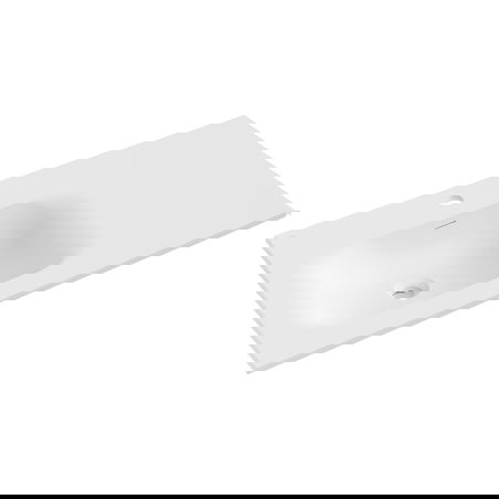 Mexen Vela ingebouwde wastafel links 91 x 46,5 cm, wit mat - 25239001L