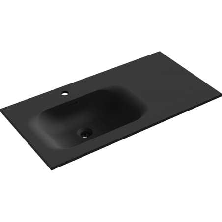 Mexen Vela left recessed basin 91 x 46.5 cm, black matte - 25239071L