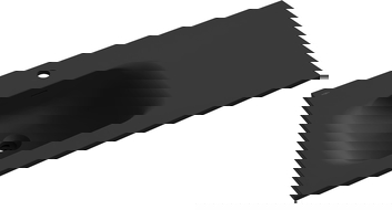 Mexen Vela inbouw wastafel links 91 x 46,5 cm, mat zwart - 25239071L