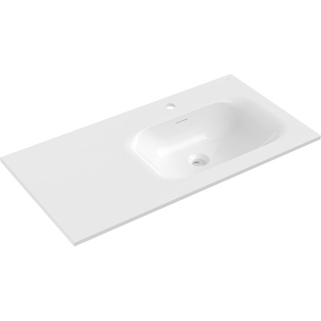 Mexen Vela tööpinda süvistatav valamu parem 91 x 46,5 cm, valge läikiv - 25239000P