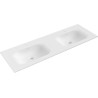 Mexen Vela ugradbeni dvostruki umivaonik za radnu plohu 141 x 46,5 cm, bijeli mat - 25231401D