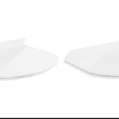 Mexen hidassulkeutuva slim-kansi, duroplast, kiiltävä valkoinen - 39010100