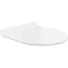 Mexen Absenkautomatik-Slim Sitz, Duroplast, Weiß glänzend - 39010100