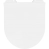 Mexen tapa caída lenta slim, duroplast, blanco brillo - 39010100