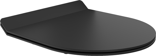 Mexen abattant WC à descente progressive slim, duroplast, noir mat - 39010185