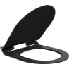 Mexen Slim-Absenkautomatik Sitzbrett, Duroplast, schwarz matt - 39010185
