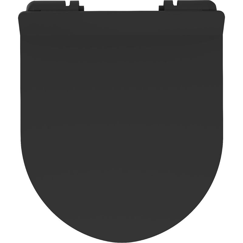 Mexen asiento de cierre suave slim, duroplast, negro mate - 39010185