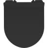 Mexen abattant WC à descente progressive slim, duroplast, noir mat - 39010185