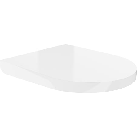 Mexen hårt långsamt stängande lock, duroplast, vit glans - 39020100