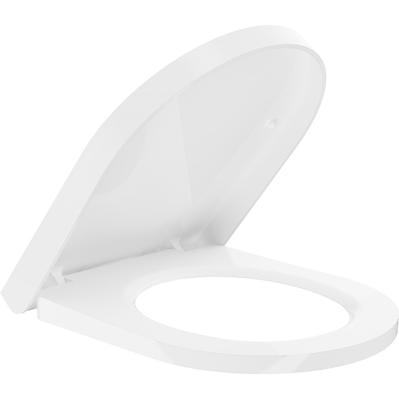 Mexen lunette de toilette à descente lente dure, duroplast, blanc brillant - 39020100