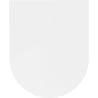 Mexen soft-close hard toilet seat, duroplast, white gloss - 39020100