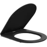 Mexen slim, duroplast, matzwarte soft-close wc-bril - 39100185