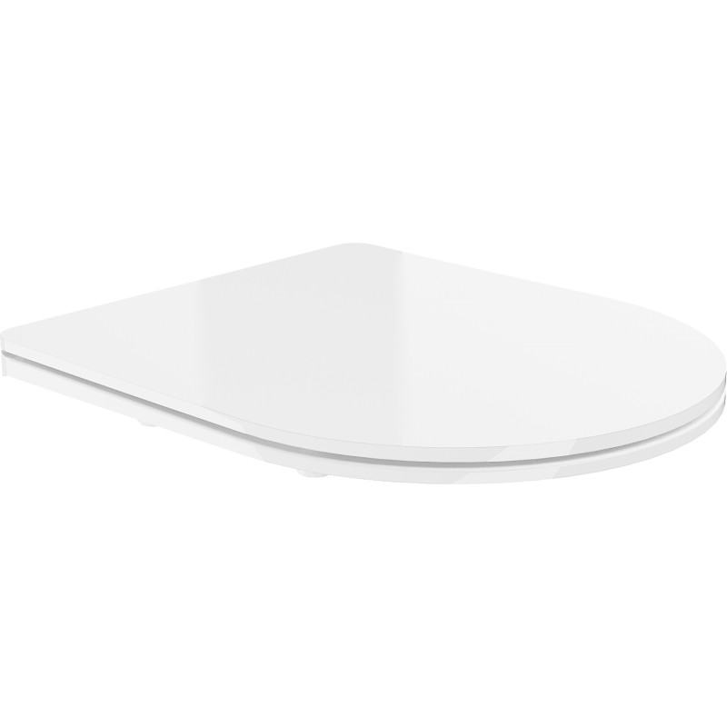 Mexen slim soft-close toiletbril, duroplast, wit glans - 39030100