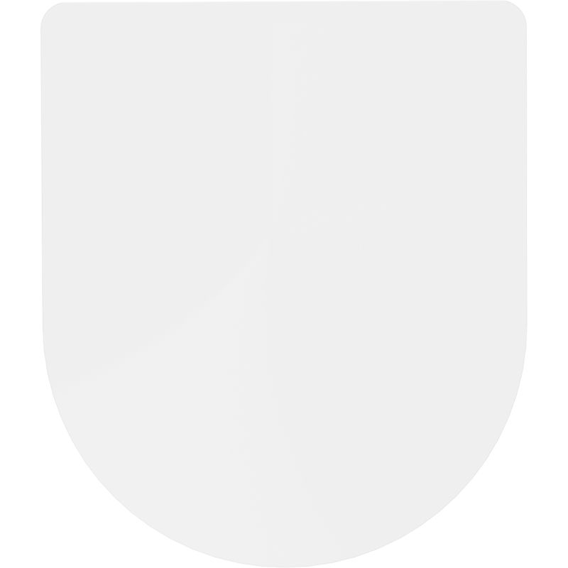 Mexen tapa de caída lenta slim, duroplast, blanco brillo - 39030100