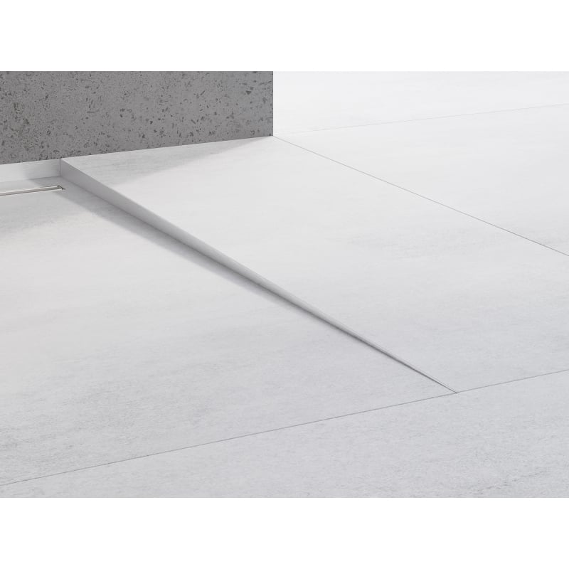 Mexen Line-B listwa spadkowa podłogowa 120 cm prawa, inox - 181001120R