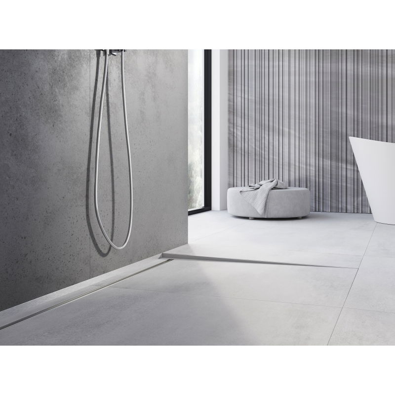 Mexen Line-B plancher Récklëschtungslëscht 120 cm riets, inox - 181001120R