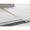 Mexen Line-B Boden-Abschlussleiste 120 cm rechts, gold - 185001120R