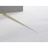 Mexen Line-B Boden-Abschlussleiste 120 cm rechts, gold - 185001120R