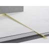 Mexen Line-B Bodenschiene 120 cm rechts, gebürstetes Gold - 185501120R