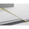 Mexen Line-B listón de pendiente de suelo 120 cm derecho, oro cepillado - 185501120R