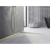 Mexen Line-B vloerhellinglijst 120 cm rechts, geborsteld goud - 185501120R