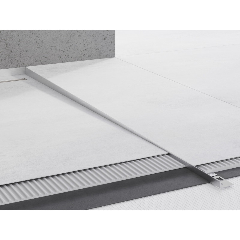 Mexen Line-B listón de declive para suelo 180 cm derecho, inox - 181001180R