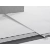 Mexen Line-B πλάκα δαπέδου κεκλιμένη 180 cm δεξιά, inox - 181001180R