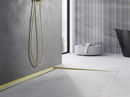 Mexen Line-B listello di scarico per pavimento 180 cm destro, oro spazzolato - 185501180R