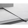 Mexen Line-B floor drop profile 180 cm right, black - 187001180R