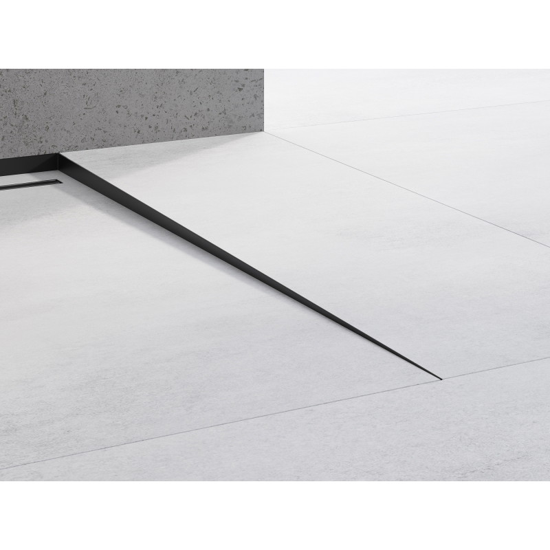 Mexen Line-B listón de pendiente de suelo 180 cm derecha, negro - 187001180R