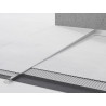 Mexen Line-B vloeraansluiting met afschot 120 cm links, inox - 181001120L