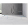Mexen Line-B perfil de pendiente de suelo 120 cm izquierdo, inox - 181001120L