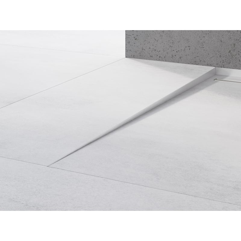 Mexen Line-B listwa spadkowa podłogowa 120 cm lewa, inox - 181001120L